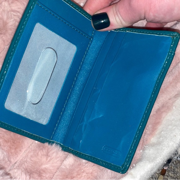 Vintage COACH green small wallet - Picture 5 of 7